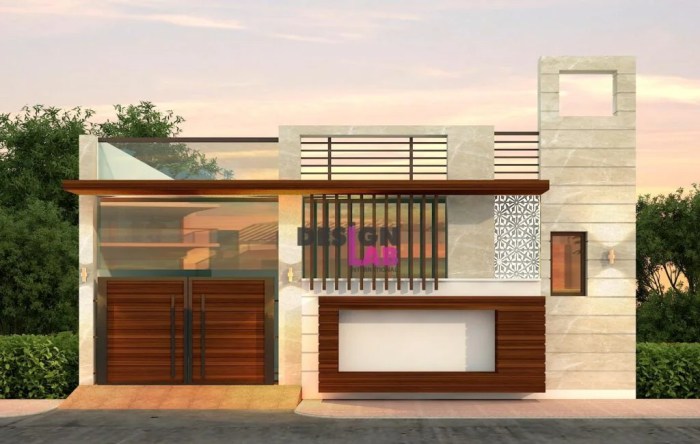 Modern one bedroom house design