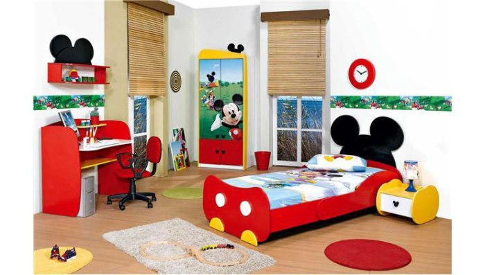 Mickey mouse bedroom design