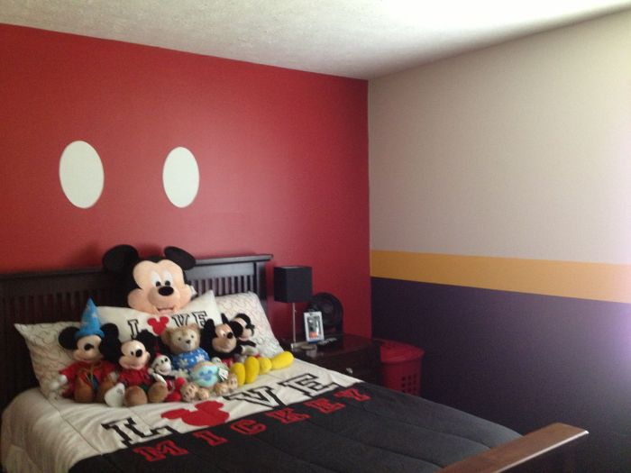 Mickey mouse bedroom design