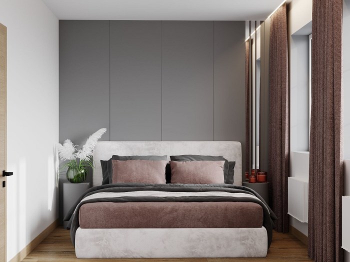 Small apartment bedroom design